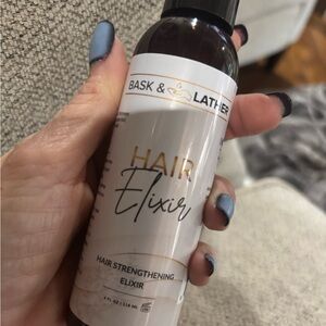 Bask & Lather Elixir Hair Strengthening Oil Jamaican Black Castor Oil For Vol...